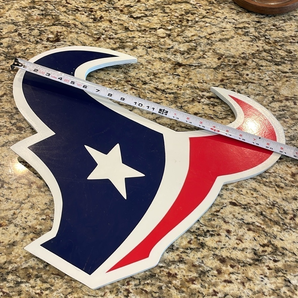 Houston Texans Logo Wooden Wall Decor - Picture 11 of 17